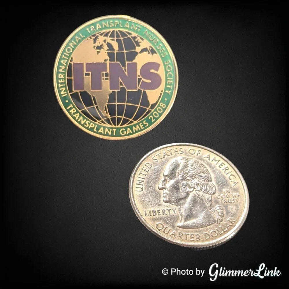 ITNS Transplant Games 2008 Enamel Pin International Transplant Nurses Society
